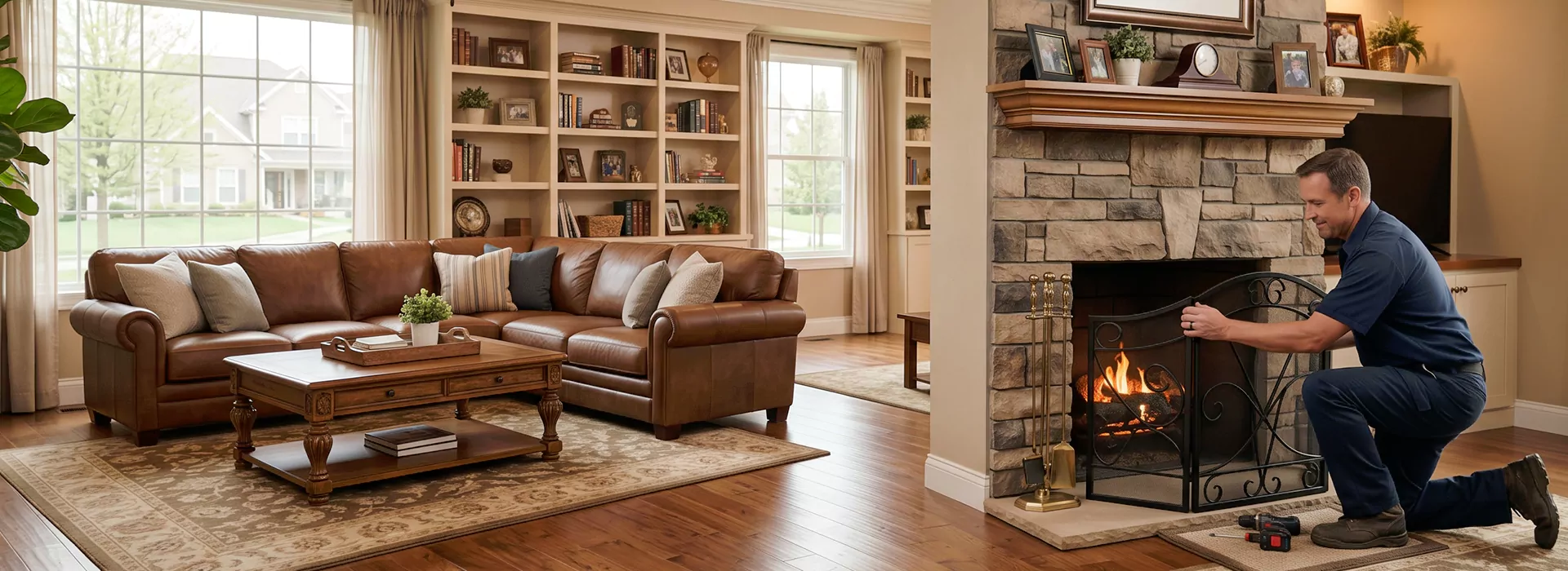 Fireplace Screen Installation North Brunswick, NJ