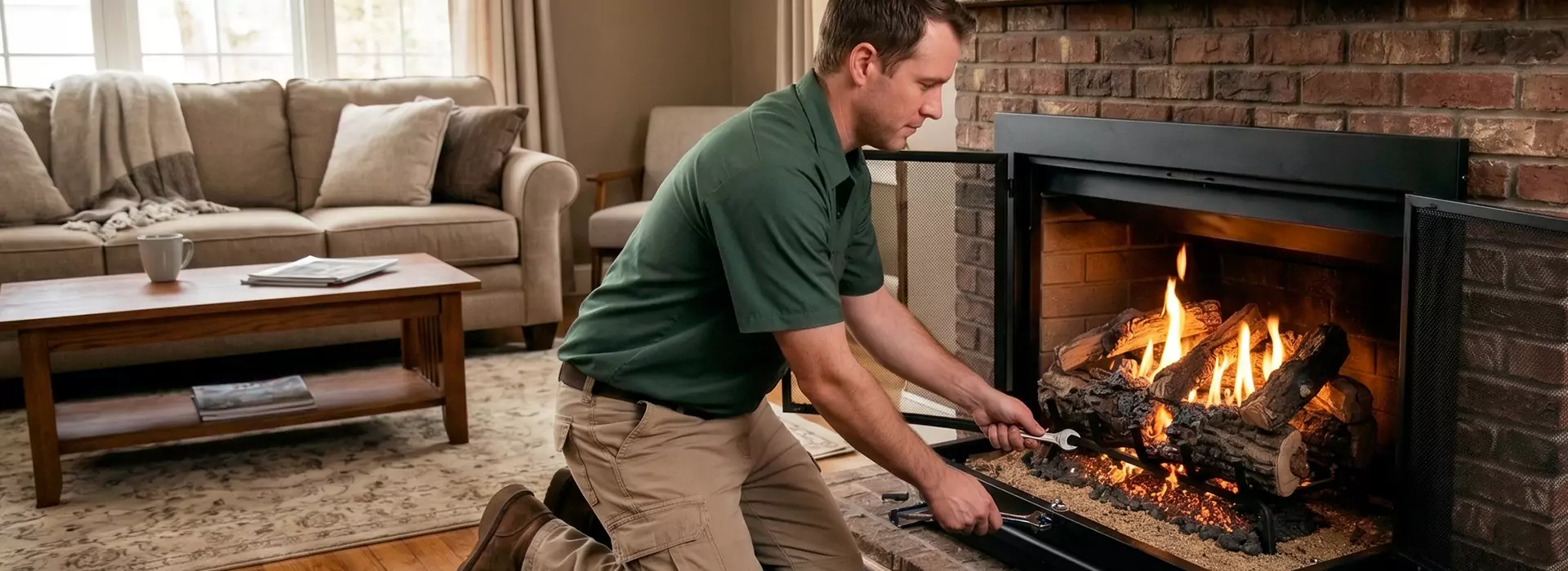 Gas Fireplace Logs in North Brunswick, NJ