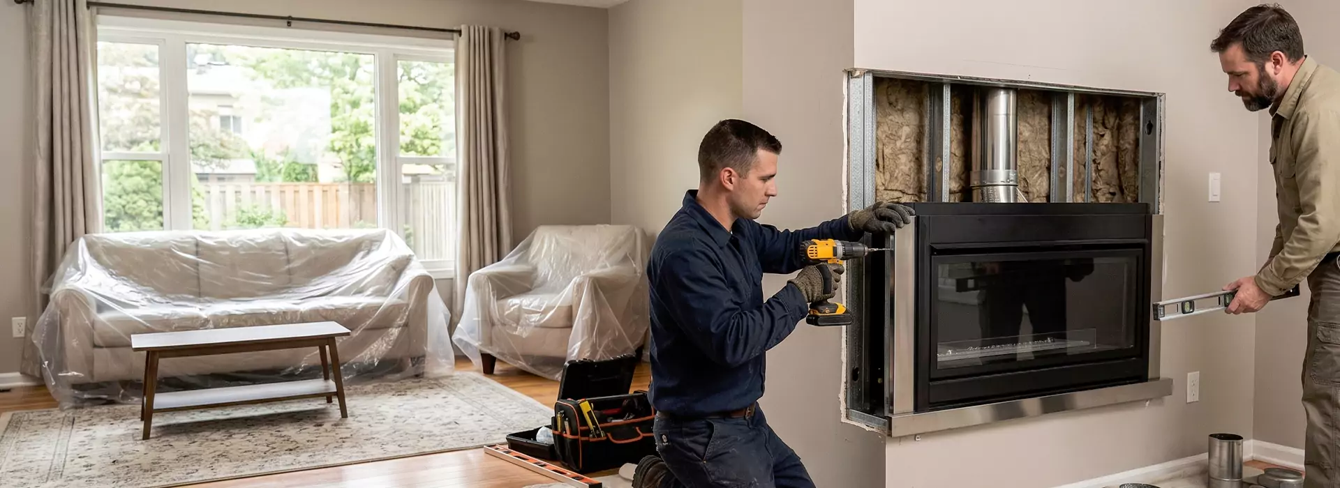 Prefabricated Fireplace Installation in North Brunswick, NJ