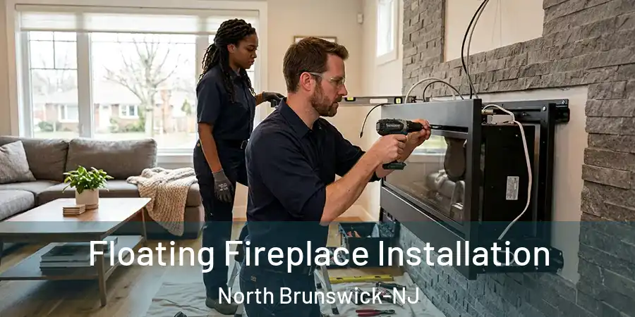  Floating Fireplace Installation North Brunswick-NJ