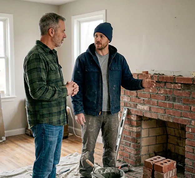 Why North Brunswick Homeowners Choose Our Brick Fireplace Installation Team?