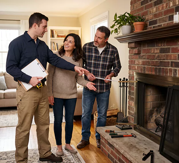 Why North Brunswick Homeowners Choose Our Fireplace Screen Installation Team?