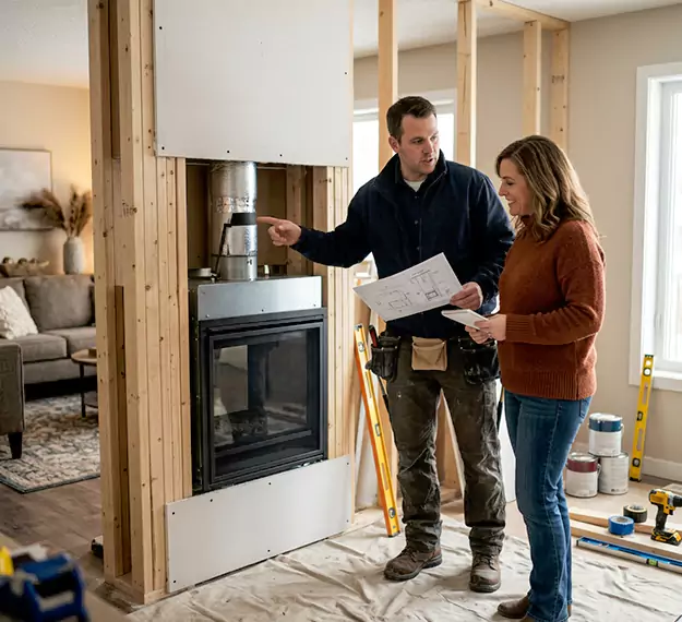 Why North Brunswick Homeowners Choose Our Prefab Fireplace Installation Team?