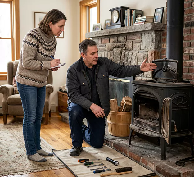 Why North Brunswick Homeowners Choose Our Wood Stove Repair Team?