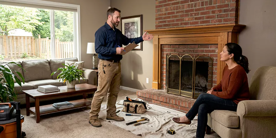 Fireplace and Chimney Removal Service North Brunswick