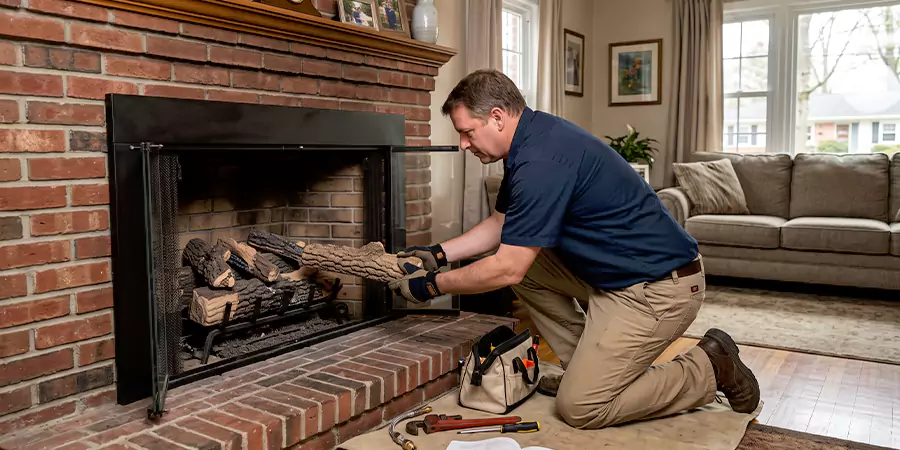 Propane Fireplace Logs Installation North Brunswick