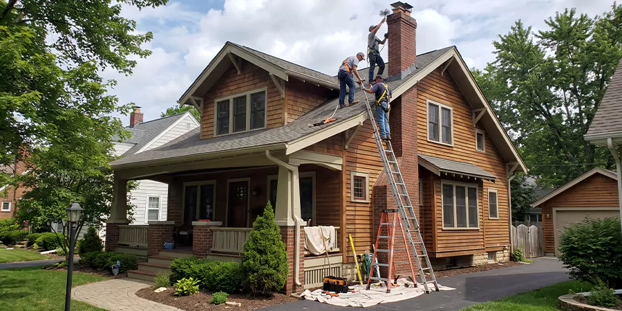 Residential Chimney Masonry Repair and Tuckpointing North Brunswick