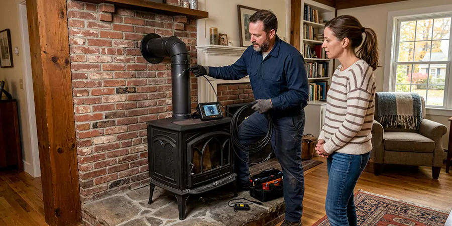 Wood Stove Chimney Inspection North Brunswick