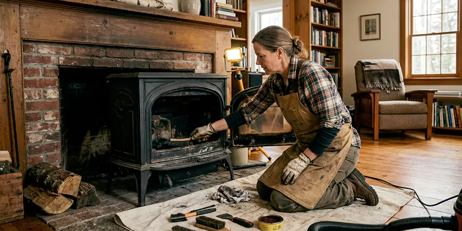 Wood Stove Restoration North Brunswick